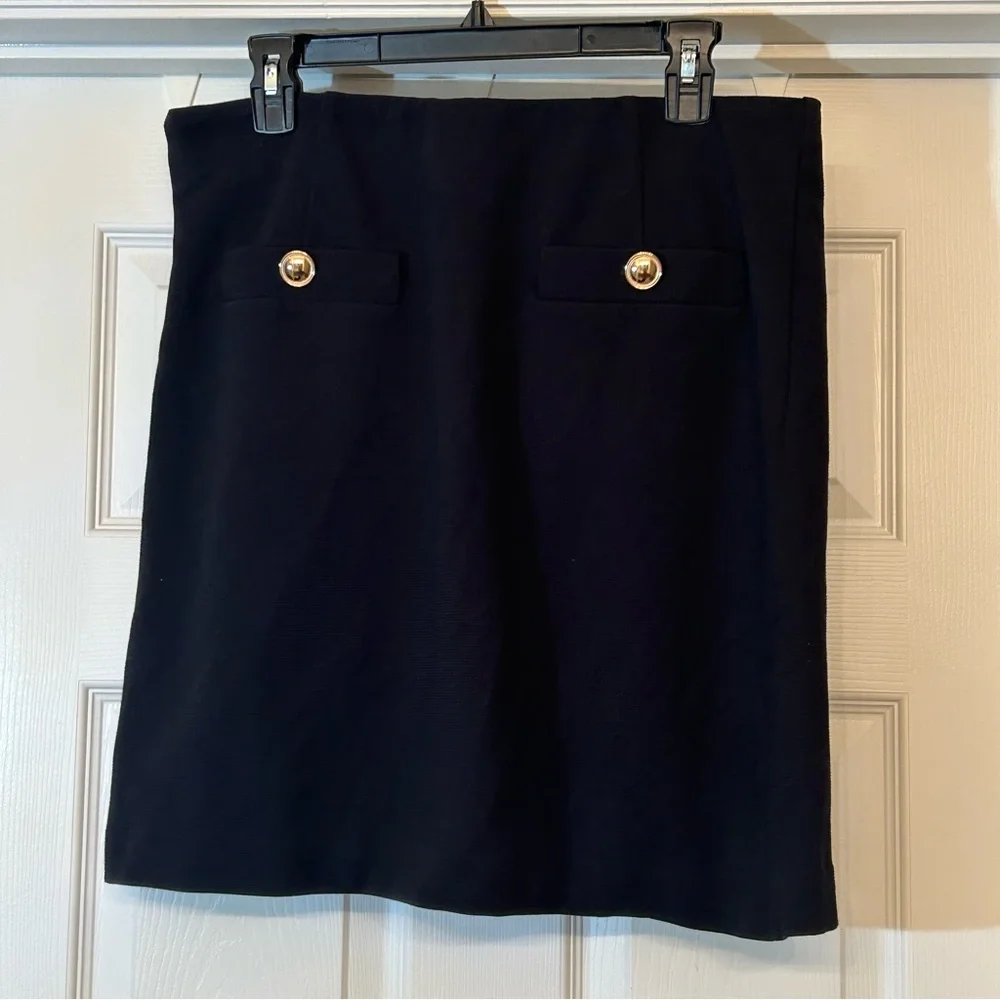 Ann Taylor Skirt Black Size 12 - Picture 2 of 7